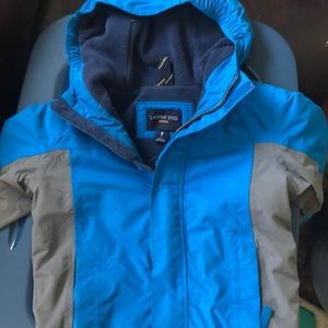 Land’d end boys winter coat small(4)